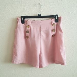Blush pink Haute Monde Shorts